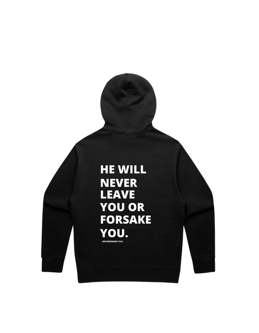 HE will never leave you or forsake you - Unisex Relax Half Zip -