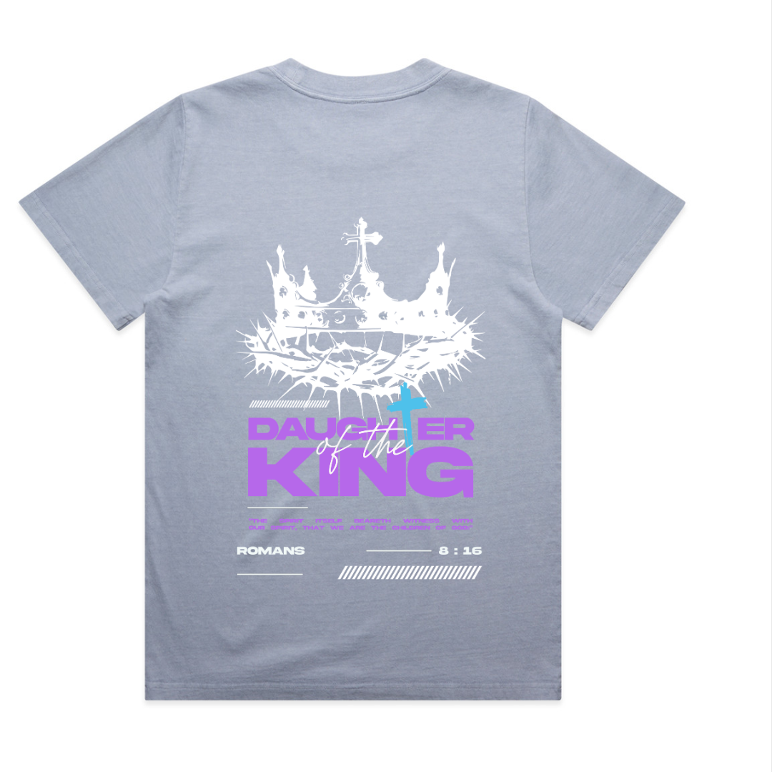 KINGDOM IDENTITY |WOMENS  HEAVY FADED TEE | 4082