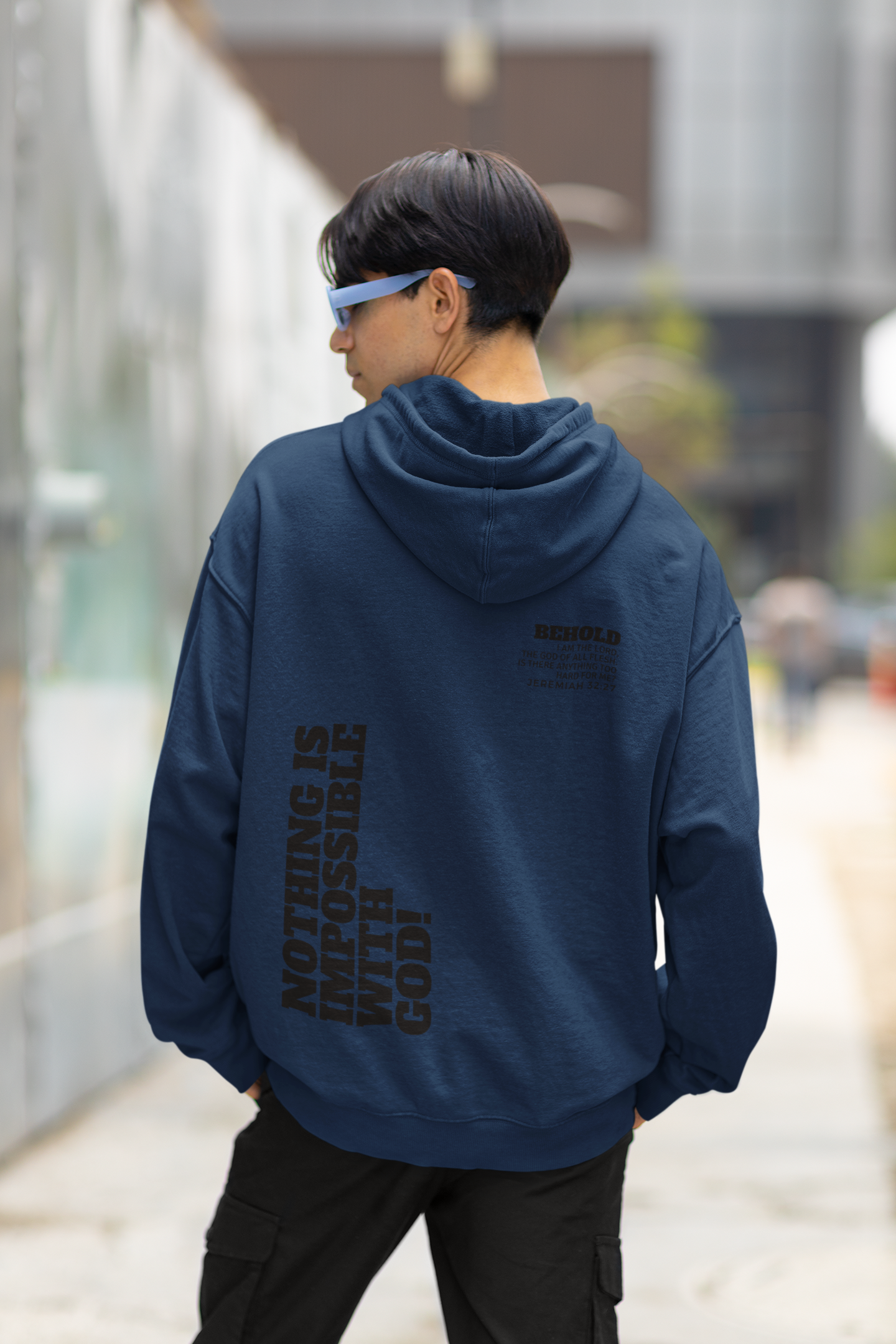 Nothing is Impossible with GOD| Relaxed Hood |5161