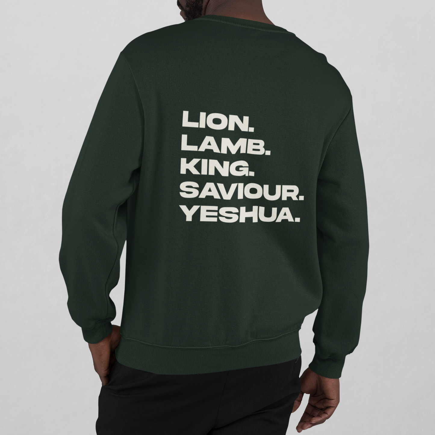 YESHUA  LION LAMB|Unisex Relaxed Crew | 5160