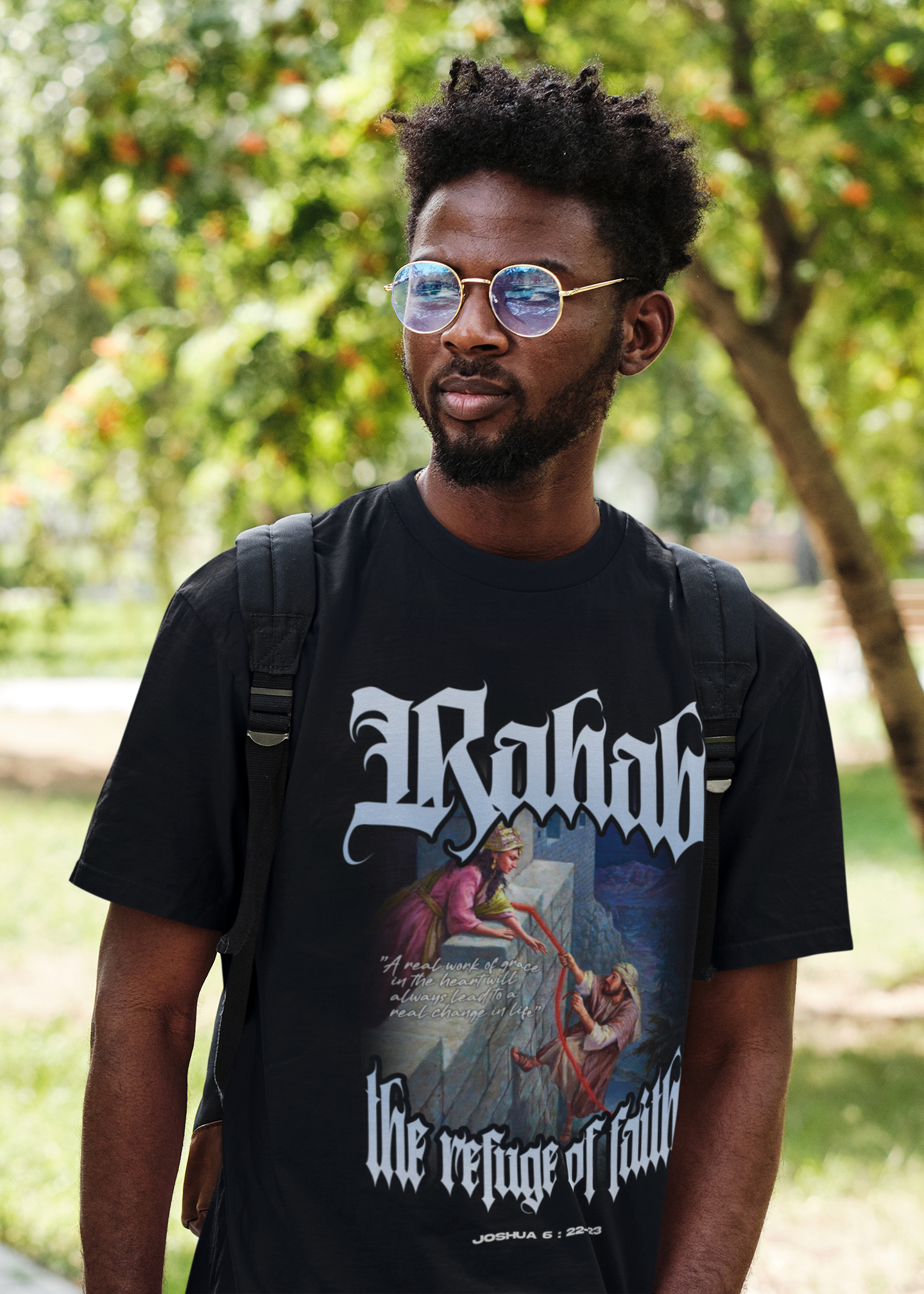 RAHAB - REFUGE OF FAITH GRAPHIC TEE