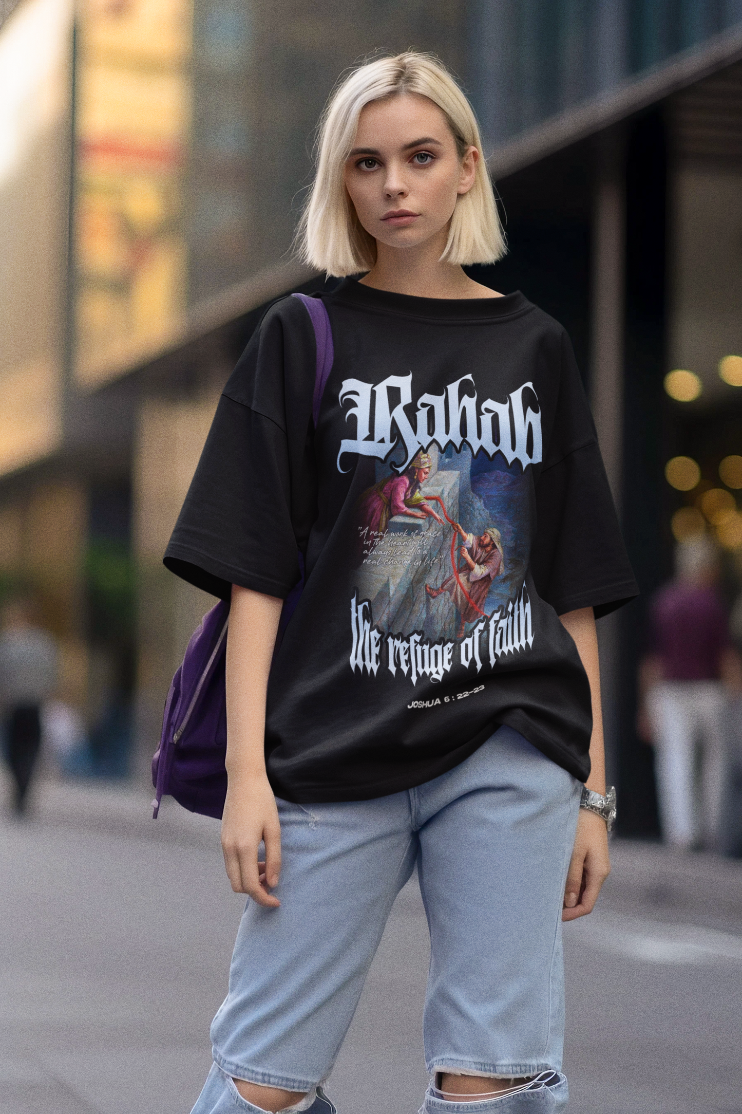 RAHAB - REFUGE OF FAITH GRAPHIC TEE