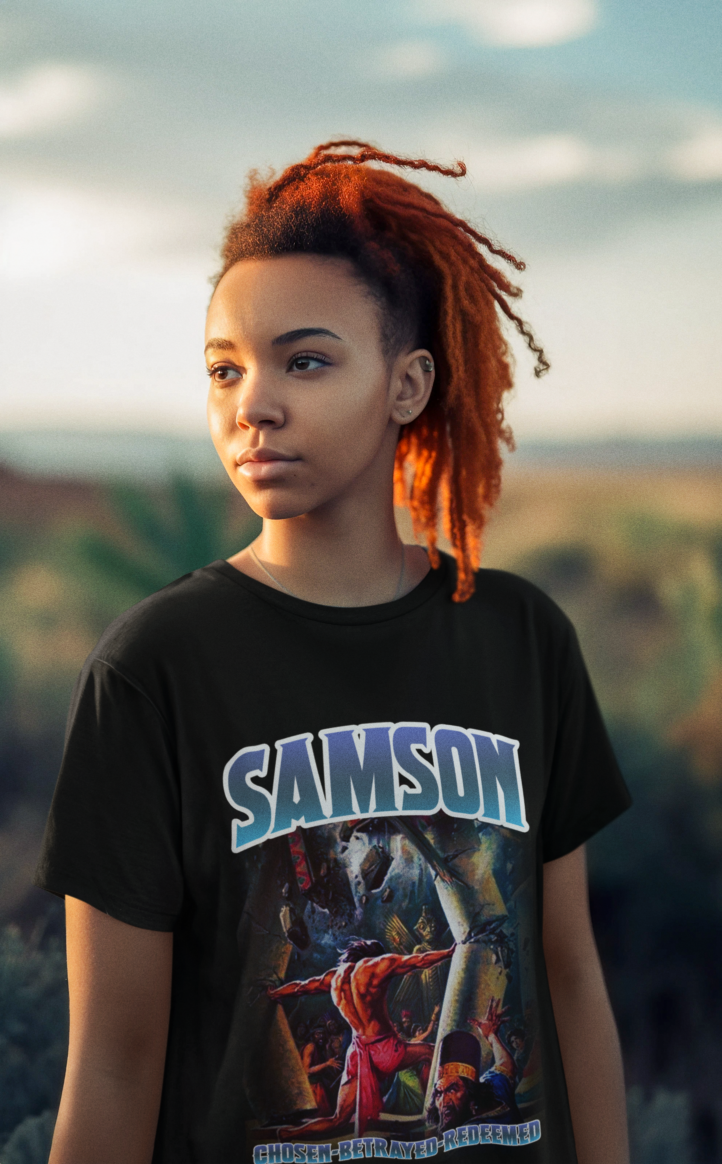 Samson Chosen, Betrayed, Redeemed| Unisex Tee | 5026