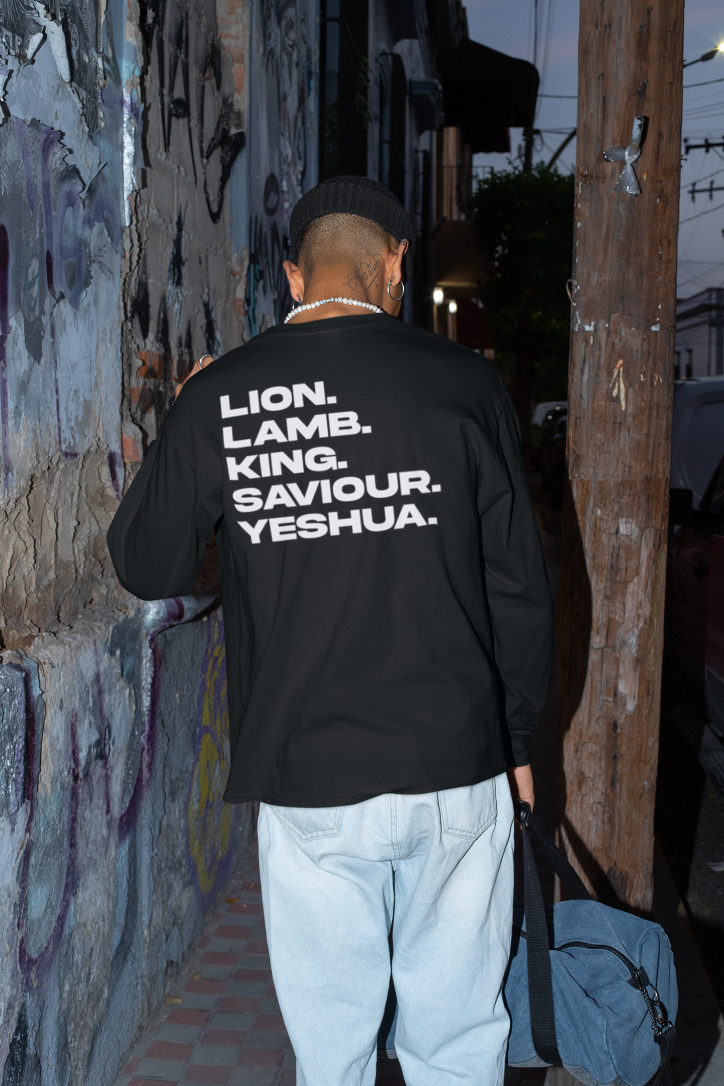 YESHUA  LION LAMB|Unisex Relaxed Crew | 5160