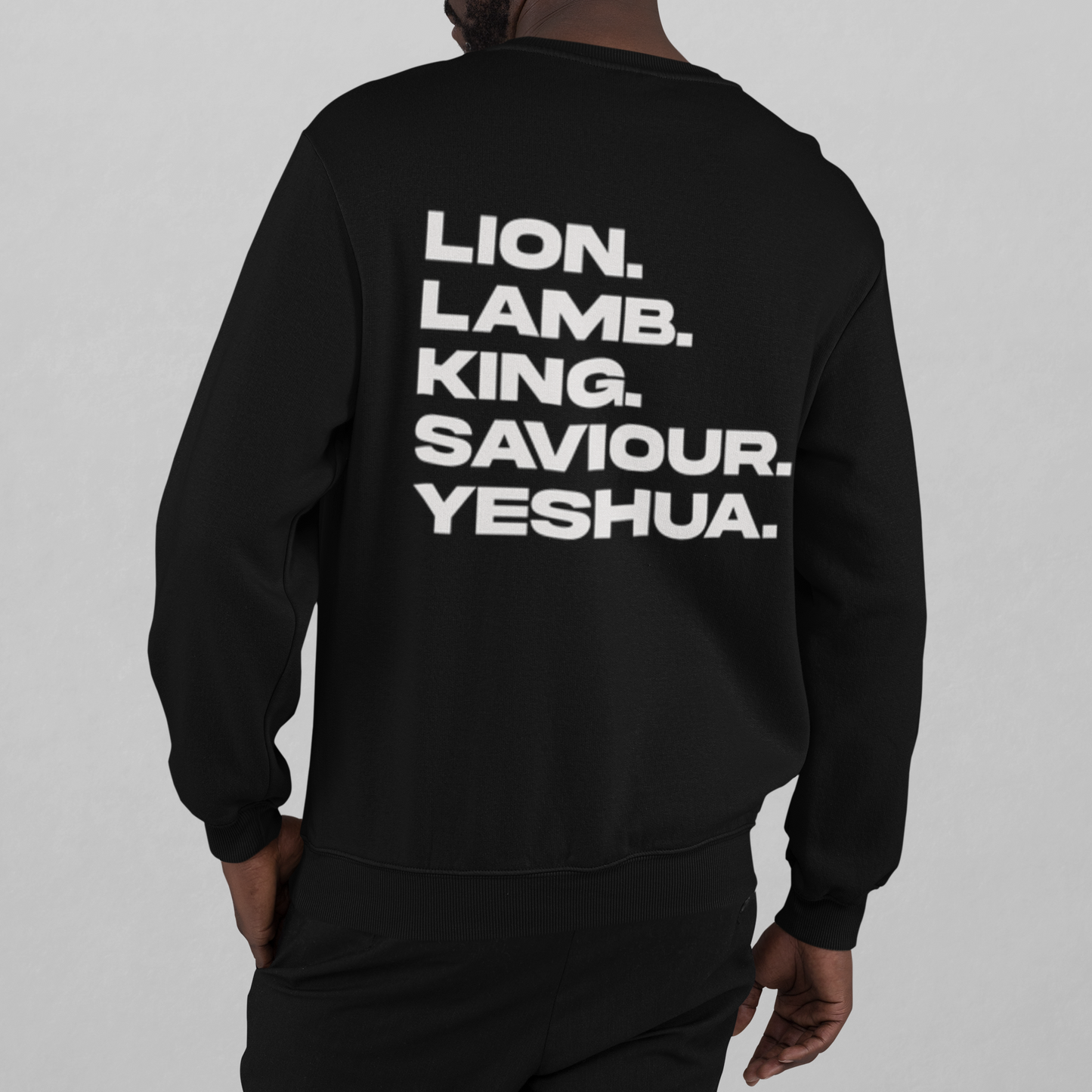 YESHUA  LION LAMB|Unisex Relaxed Crew | 5160