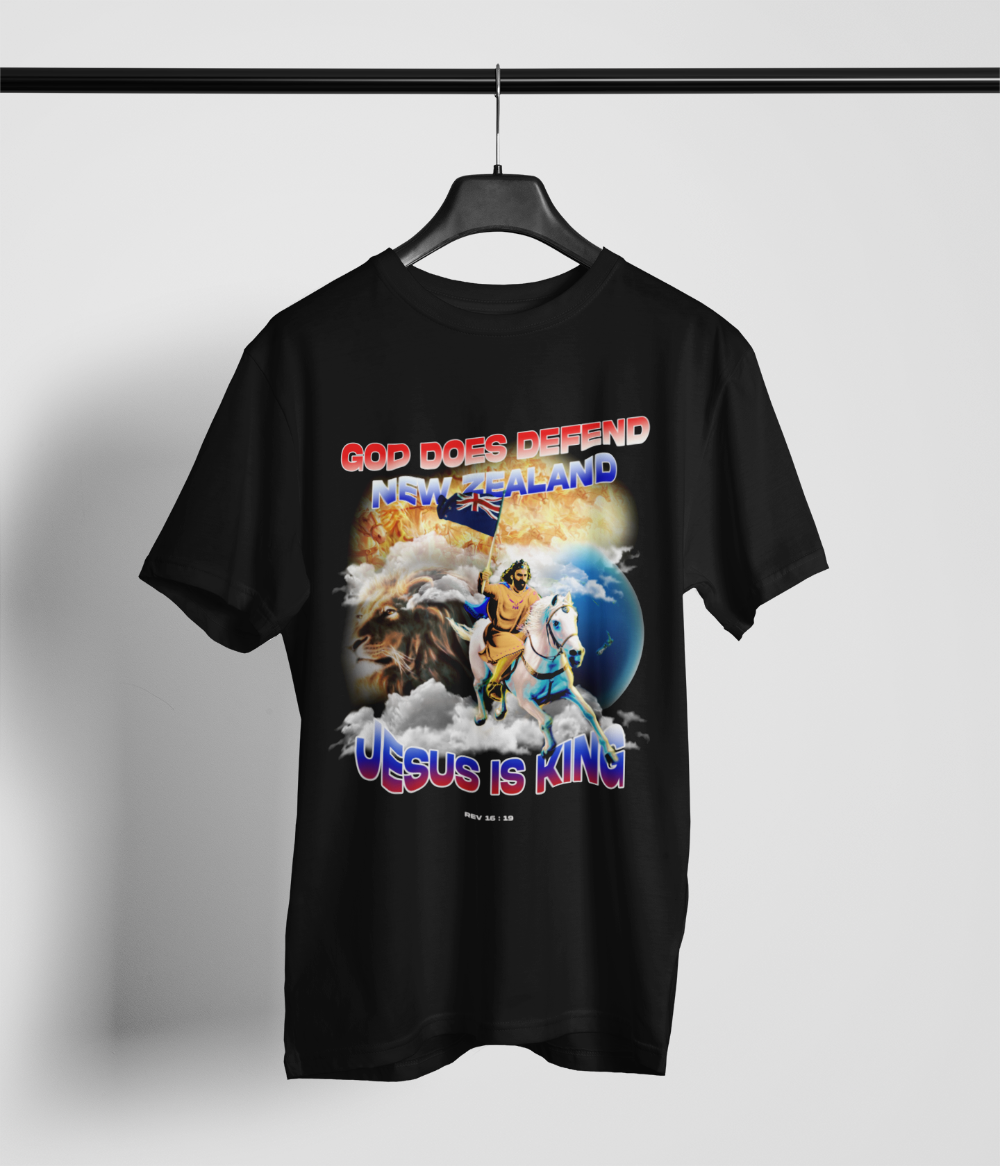 GOD DEFEND NZ  |Unisex Tee| 5026